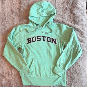 Boston Mint Green/Teal Hooded Sweatshirt women’s M
